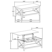 Load image into Gallery viewer, Slater - Table Set With X-Frame Design
