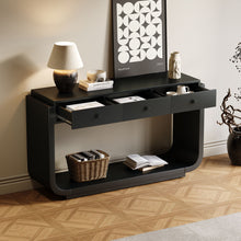 Load image into Gallery viewer, Console Table With 3 Drawers, Display Shelf
