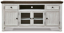 Load image into Gallery viewer, Havalance - Extra Large TV Stand - 4 Doors - Brown / Beige
