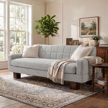 Load image into Gallery viewer, Modern Loveseat Sofa, 2 Seater With Square Arms For Living Room
