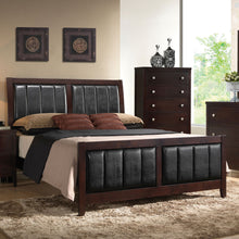 Load image into Gallery viewer, Upholstered Panel Bed With Headboard And Footboard

