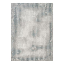 Load image into Gallery viewer, Geometrix - 5'3" X 7'3" Area Rug, Geometric 3D Effect - Ivory / Gray
