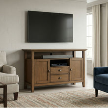 Load image into Gallery viewer, Redmond - Tall TV Media Stand - Rustic Natural Aged Brown
