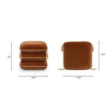 Load image into Gallery viewer, Monarch - Squared Upholstered Ottoman
