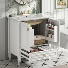 Load image into Gallery viewer, Freestanding Vanity With 1 Drawer &amp; 2 Soft Close Doors With Door Mounted Storage
