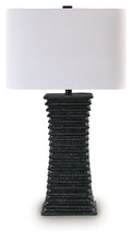 Load image into Gallery viewer, Golzar - Poly Table Lamp - Black
