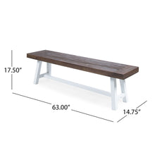 Load image into Gallery viewer, Tranquilizer - Outdoor Acacia Wood Bench With Slat Panel Design
