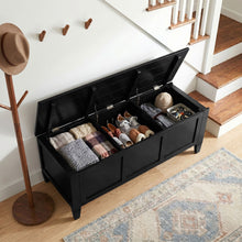 Load image into Gallery viewer, Brooklyn - Storage Bench - Black
