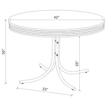 Load image into Gallery viewer, Parlisse - 5 Piece Round Dining Sets And Chairs - White
