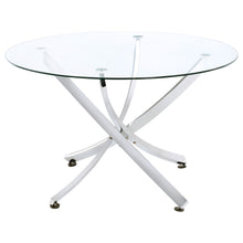 Load image into Gallery viewer, Declan - Round Top Dining Table - Chrome
