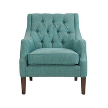 Load image into Gallery viewer, Qwen - Button Tufted Accent Chair With - Teal
