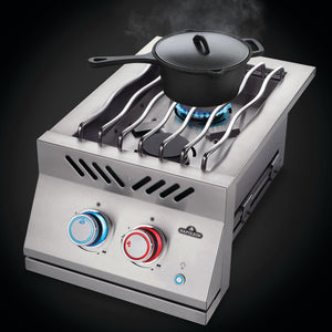 Napoleon-Built-In 700 Series Inline Dual Range Top Burner with Stainless Steel Cover