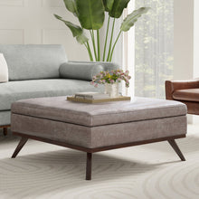Load image into Gallery viewer, Owen - Multifunctional Square Coffee Table Storage Ottoman

