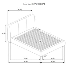 Load image into Gallery viewer, Modern Upholstered Platform Bed With Tufted Headboard
