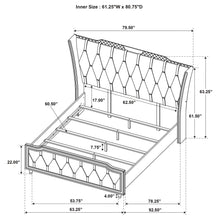 Load image into Gallery viewer, Bedroom Set With LED Lighting And Charging Nightstand

