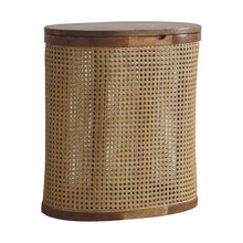 Load image into Gallery viewer, Larissa - Lid Up, Storage Stool - Oak
