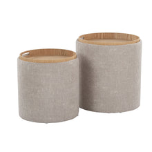 Load image into Gallery viewer, Tray - Contemporary Nesting Ottoman Set
