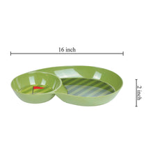 Load image into Gallery viewer, Supreme Housewares - 16" Golf-Themed Melamine Chip and Dip Platter
