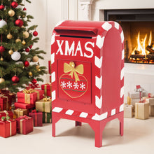 Load image into Gallery viewer, Christmas Mailbox Decoration With Festive Design, Classic Holiday Charm - Red
