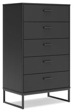 Load image into Gallery viewer, Socalle - Five Drawer Chest - Black
