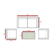 Load image into Gallery viewer, Stylish Sofa Seating Group With Cushions Perfect For Outdoor Gatherings
