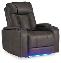 Load image into Gallery viewer, Feazada - Power Recliner With Adj Headrest - Shadow
