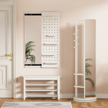 Load image into Gallery viewer, Wall Mounted Full Length Mirror With Shelf And Hook

