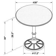 Load image into Gallery viewer, Round Dining Table &amp; Pedestal Base - Brown
