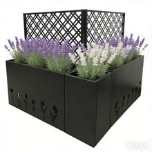 Load image into Gallery viewer, Tall Planter Raised Garden Bed With Trellis
