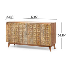 Load image into Gallery viewer, Boho - 2 Door Cabinet - Natural
