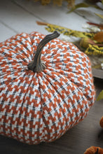 Load image into Gallery viewer, Pumpkin Ornament Decor For Holiday Harvest Festival Fall Festival &amp; Thanksgiving (Set of 2) - Orange Multi
