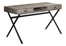 Load image into Gallery viewer, Computer Desk For Home Office, Laptop, Storage Drawers, Glossy Contemporary &amp; Modern
