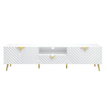 Load image into Gallery viewer, Gaines - High Gloss TV Stand - White
