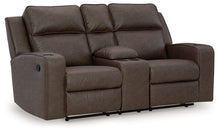 Load image into Gallery viewer, Lavenhorne - Dbl Rec Loveseat W/Console - Granite
