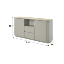 Load image into Gallery viewer, Ingram - Ceramic Top Server - Light Gray
