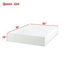 Load image into Gallery viewer, 10" Tea Memory Foam Mattress In Box, Fiberglass Free

