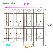 Load image into Gallery viewer, Metal Garden Trellis Rustproof For Climbing Plants Outdoor Flower Support
