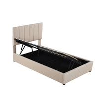Load image into Gallery viewer, Upholstered Platform Bed With A Hydraulic Storage System
