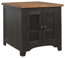 Load image into Gallery viewer, Valebeck - Rectangular End Table - Black / Brown
