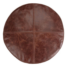 Load image into Gallery viewer, Connor - Handcrafted Round Pouf
