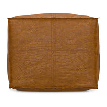 Load image into Gallery viewer, Brody - Square Pouf - Tan
