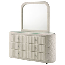 Load image into Gallery viewer, Santiago - 6 Drawer Dresser With Mirror - Ivory
