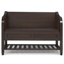 Load image into Gallery viewer, Connaught - Entryway Storage Bench With Shelf - Chestnut
