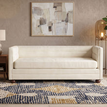 Load image into Gallery viewer, 3 Seater Sofa Upholstery With Square Arms, Living Room Couch

