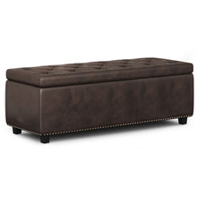 Load image into Gallery viewer, Hamilton - Upholstered Storage Ottoman

