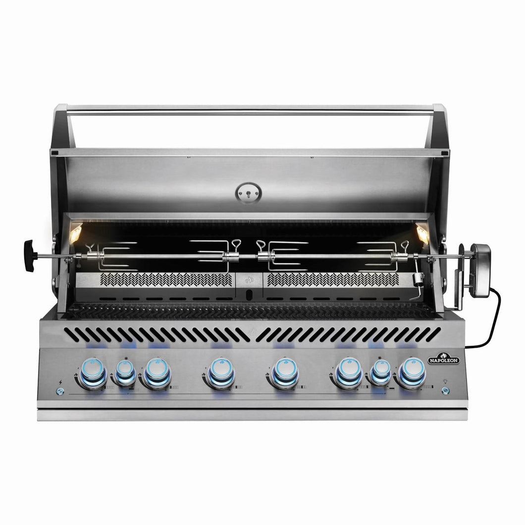 Napoleon-Built-In 700 Series 44-Inch Grill w/ Infrared Rear Burner & Rotisserie Kit