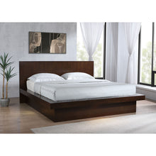 Load image into Gallery viewer, Tokyo - LED Panel Bed With Structured Headboard
