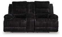 Load image into Gallery viewer, Rhine Falls - Double Reclining Power Loveseat With Console - Onyx
