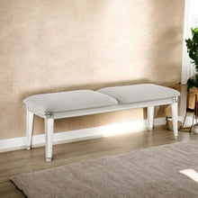 Load image into Gallery viewer, Laveda - Boucle Bench - Light Gray / White
