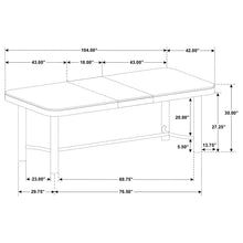 Load image into Gallery viewer, Benson - Extension Leaf Dining Table Set With Chairs
